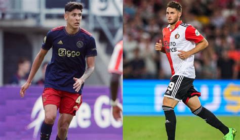 Mexicanos en la Eredivisie Edson Álvarez y Santi Giménez vieron