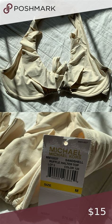 Michael Kors Bikini Top Brand New Never Used Still With Tags Size