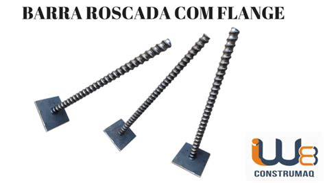 Barra Roscada Flange E Porca Para Constru O Civil Grupo Iw