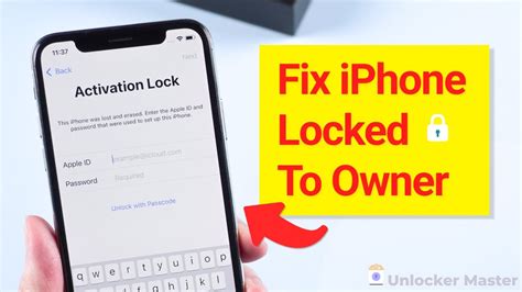 Fix IPhone Locked To Owner How To Unlock ICloud Activation Fix