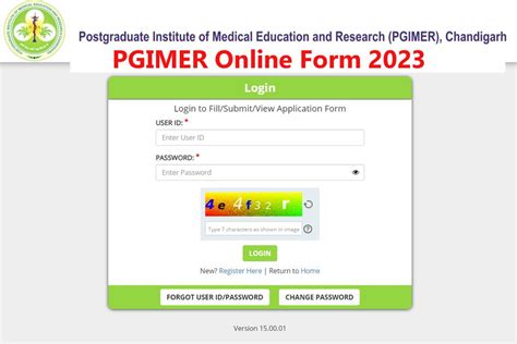 PGIMER Chandigarh Online Form 2023 Notification Released Apply Online