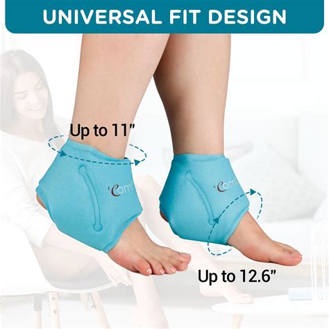 Snapklik Ankle Ice Pack Wrap For Swelling Plantar Fasciitis