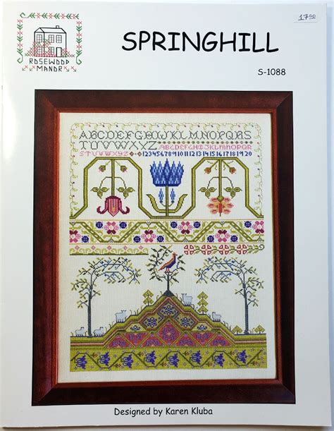 Rosewood Manor Spring Hill S Cross Stitch Pattern