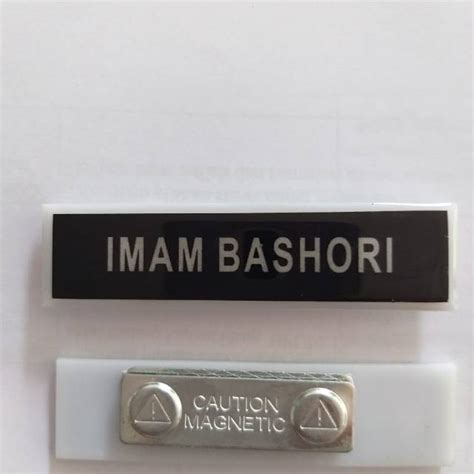 Jual Nametag Papan Nama Dada Magnet Shopee Indonesia