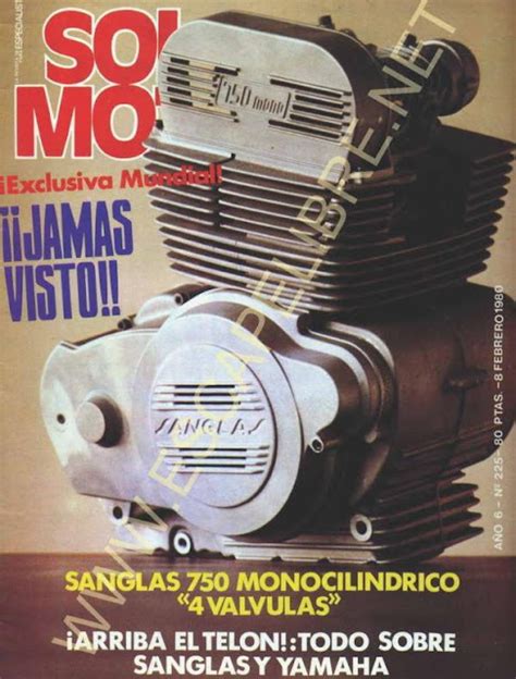 Voromv Moto Motos Nonatas 1 Sanglas 750 Mono 1978