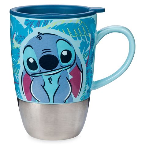 Stitch Ceramic Travel Mug Lilo Stitch Disney Store