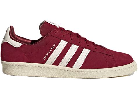 Adidas Campus 80s Sporty Rich Merlot Cream Swappa