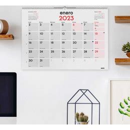 Calendario De Pared Finocam Neutro Mixto Xl Castellano