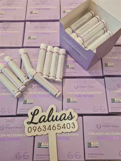 Collagen Acceleration Pure Peptide Elegant Thuỵ Điển 30 ống - Laluas ...
