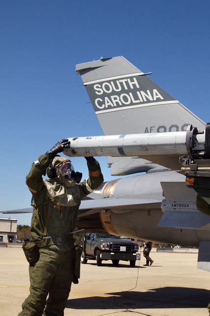 Us Air Force Usaf Flight Line Personnel Assigned To The Th Fighter