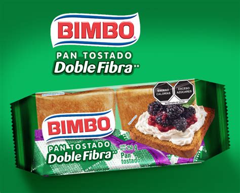 Pan Tostado Doble Fibra Bimbo