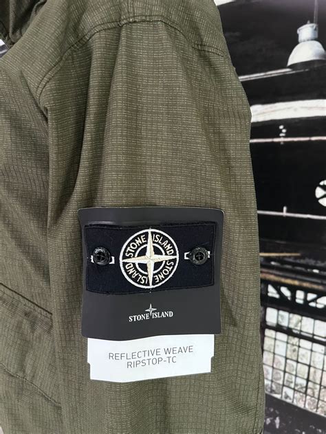 Stone Island Reflective Weave Ripstop Tc Jacket X Clothing