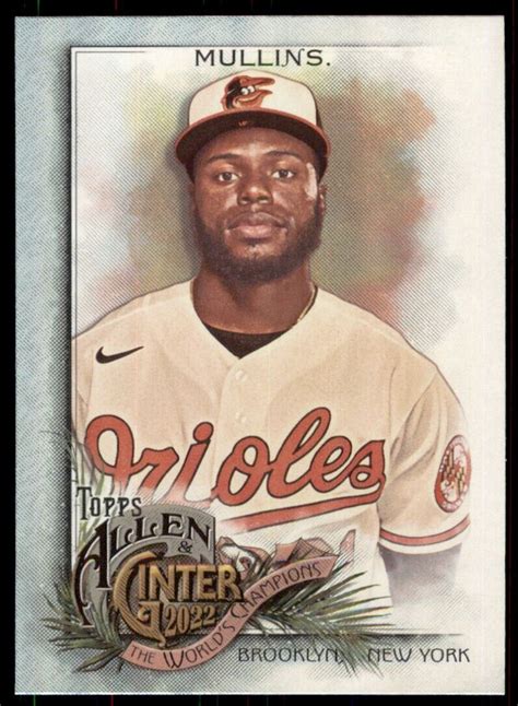 Cedric Mullins Topps Allen Ginter Hot Box Silver Portrait Foil