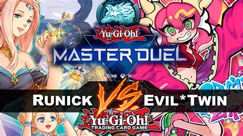 Master Duel Eviltwin Vs Runick Fabled Runick Jogando Yugioh