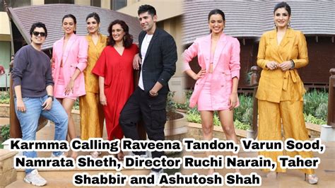 Karmma Calling Raveena Tandon Varun Sood Namrata Sheth Ruchi Narain