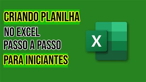 Como Fazer Planilha Excel Passo A Passo Image To U