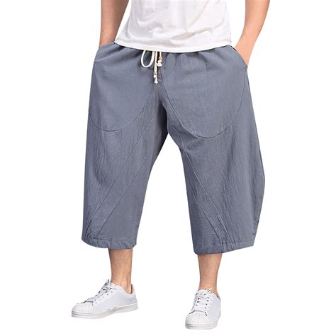 Weaiximiung Mens Cargo Pants Elastic Waist X Men Baggy Wide Leg