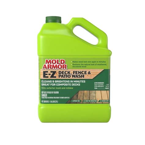 Mold Armor 1 Gal E Z Deck Fence And Patio Wash Kills Mold And Mildew Artofit