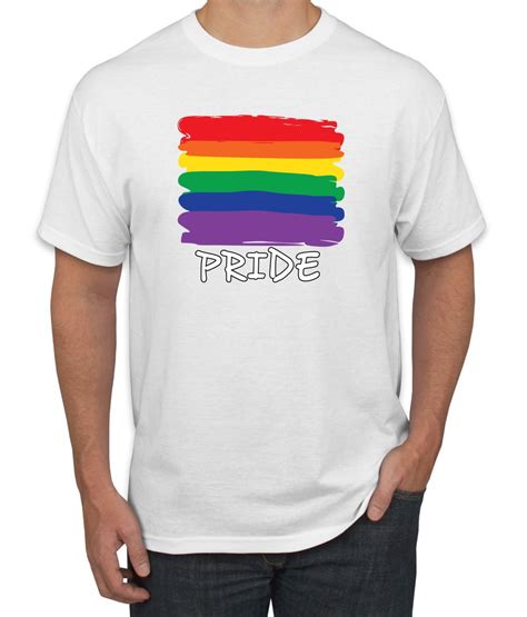 Pride Month Gay LGBTQ Flag Colors Parade Love Mens LGBT Pride Graphic