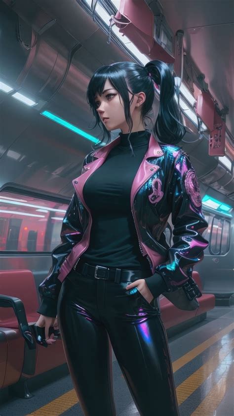 Cyberpunk Scifi Ai Girls Ai Artist Artwork Digital Art Hd 4k