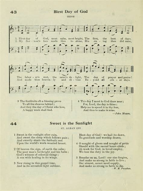 The New Canadian Hymnal A Collection Of Hymns And Music For Sunday