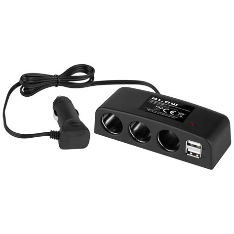 Rozdzielacz gniazda zapalniczki x3 12V 24V USB x2 za 23 80 zł z