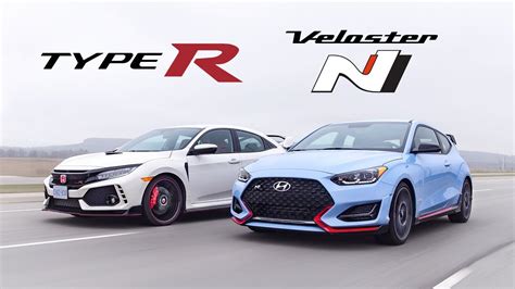 Honda Civic Type R Vs Hyundai Veloster N Review Battle Of The