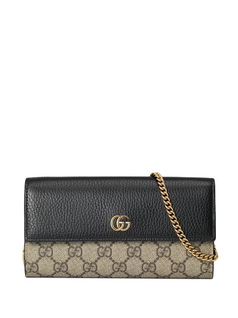 Gucci GG Marmont Chain Wallet - Farfetch