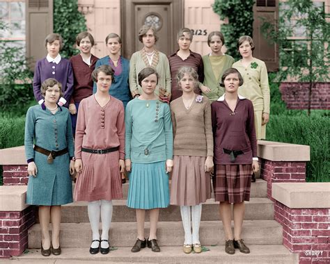 Shorpy Historical Picture Archive Leading Ladies Colorized 1927