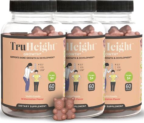 Amazon Truheight Gummies Crecimiento Natural De Altura Para