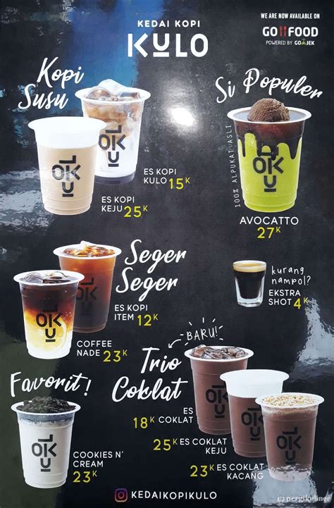 Selalu Diperbarui Menu Kedai Kopi Kulo Koja