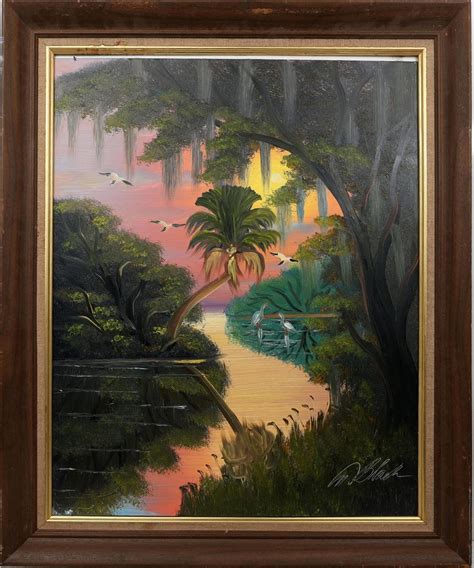 Lot Al Black Florida Highwaymen Subtropical Florida