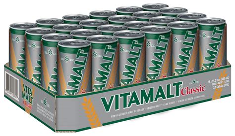 Buy Vitamalt Classic Non Alcoholic Malt Beverage 11 2 Oz Sleek Can Pack Of 24 Online At