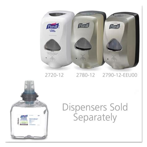 Purell 2 Pack 4058 Oz Fragrance Free Hand Sanitizer Dispenser Bag Foam