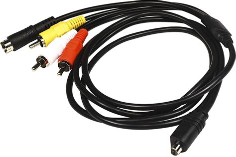 Hqrp Av Audio Video Cable Cord Compatible With Sony Handycam Dcr Sx40 Dcr Sx41 Dcr Sx43 Dcr