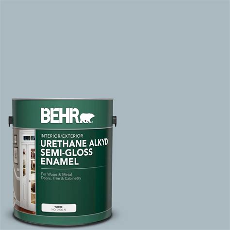 Behr 1 Gal 740e 3 Prelude Urethane Alkyd Semi Gloss Enamel Interior