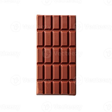 Piece Of Chocolate Isolated On Transparent Background Created With