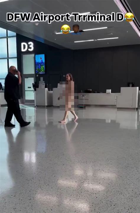 Woman Strips Naked At Texas Airport Stabs People With Pencil Bites Restaurant Manager