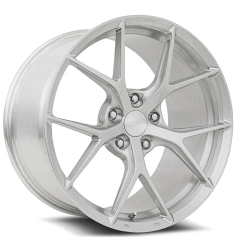 19 Staggered MRR Wheels FS06 Silver Flow Formed Rims MRR073 2