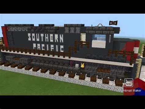 Minecraft Southern Pacific GP40 Locomotive Tutorial YouTube