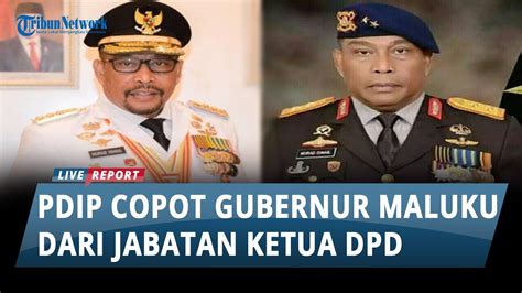 EMOSIONAL Saat Ditanya PDIP MENCOPOT Gubernur Maluku Murad Ismail Dari