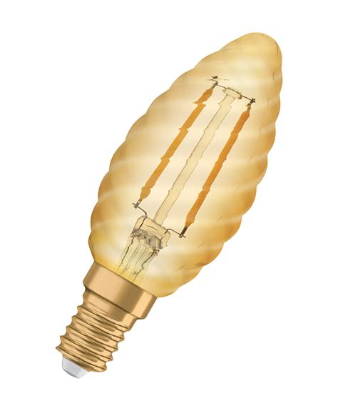 Osram Ledvance Led Filament Vintage 1906 Kerze Bw Gold Gedreht 300° 2