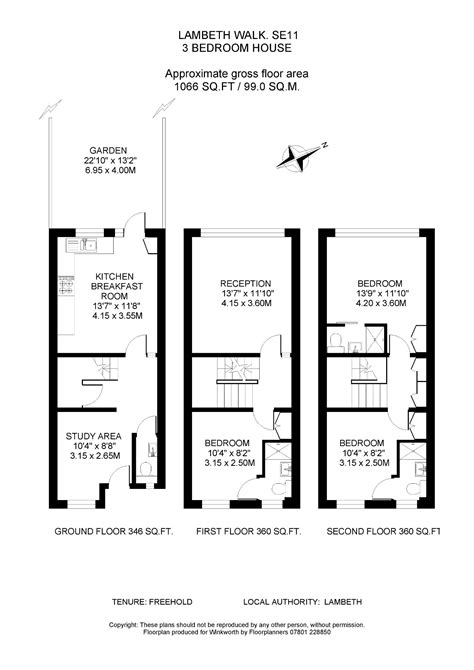 3 bedroom property for sale in Lambeth Walk, London, SE11 (Ref