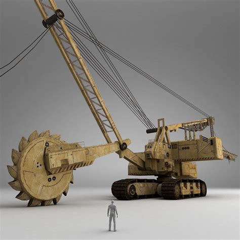 Bucket Wheel Excavator 3d Model