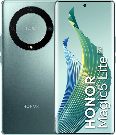 HONOR HonorMagic5 Lite 5G 256GB Emerald Green Amazon Fr High Tech