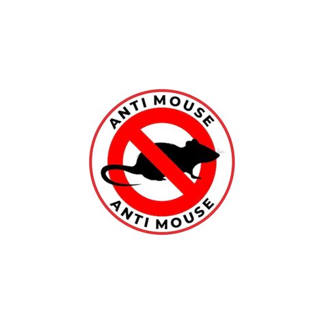 Premium Vector Anti Mouse Sign Pest Control Icon Mouse And Rats Vector Illustration Eps 10