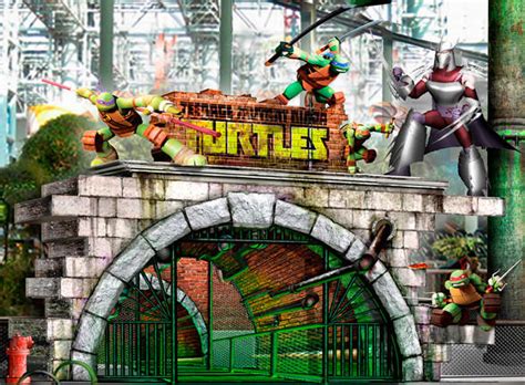 Photos Teenage Mutant Ninja Turtles Ride At Nickelodeon Universe La