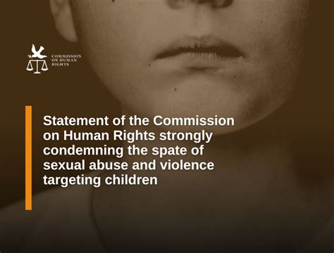 Statement Of The Commission On Human Rights Strongly Condemning The