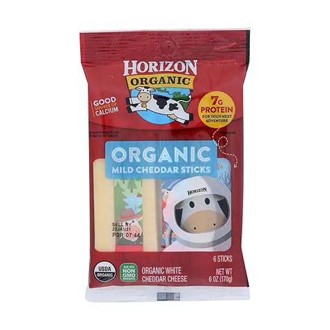 Organic White Cheddar Cheese Sticks Mild 6 Sticks At Whole Foods Market