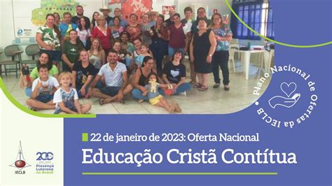 Conheça e apoie a Educação Cristã Contínua IECLB YouTube